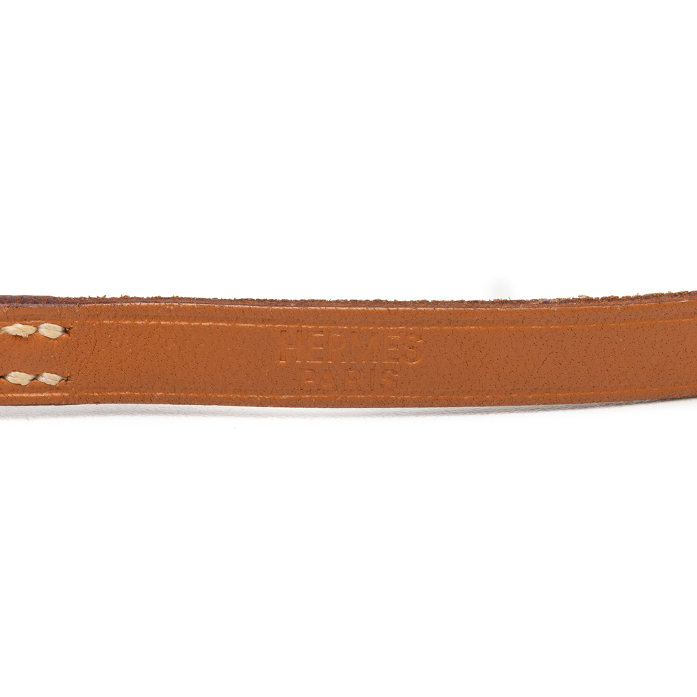 Pre-Loved Hermes Leather Behapi Double Tour Bracelet - Picture 4 of 6